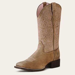 Ariat Women’s Round Up Remuda Wide Square Toe Western Boots 🌸